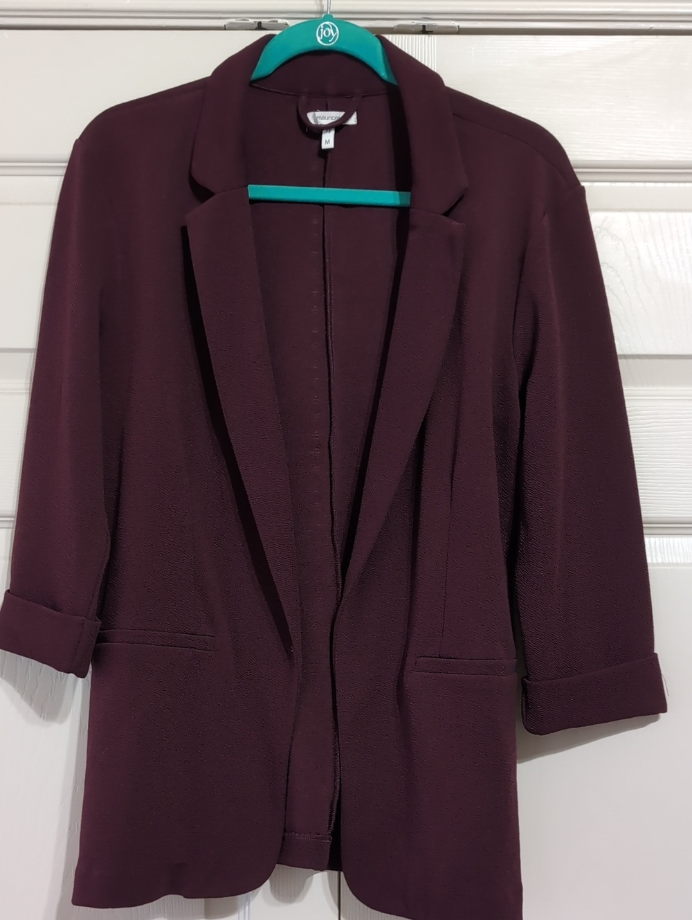 Maurices Plum Open-Front Blazer